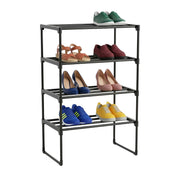 Schuhregal Metall Schwarz von Relaxdays
