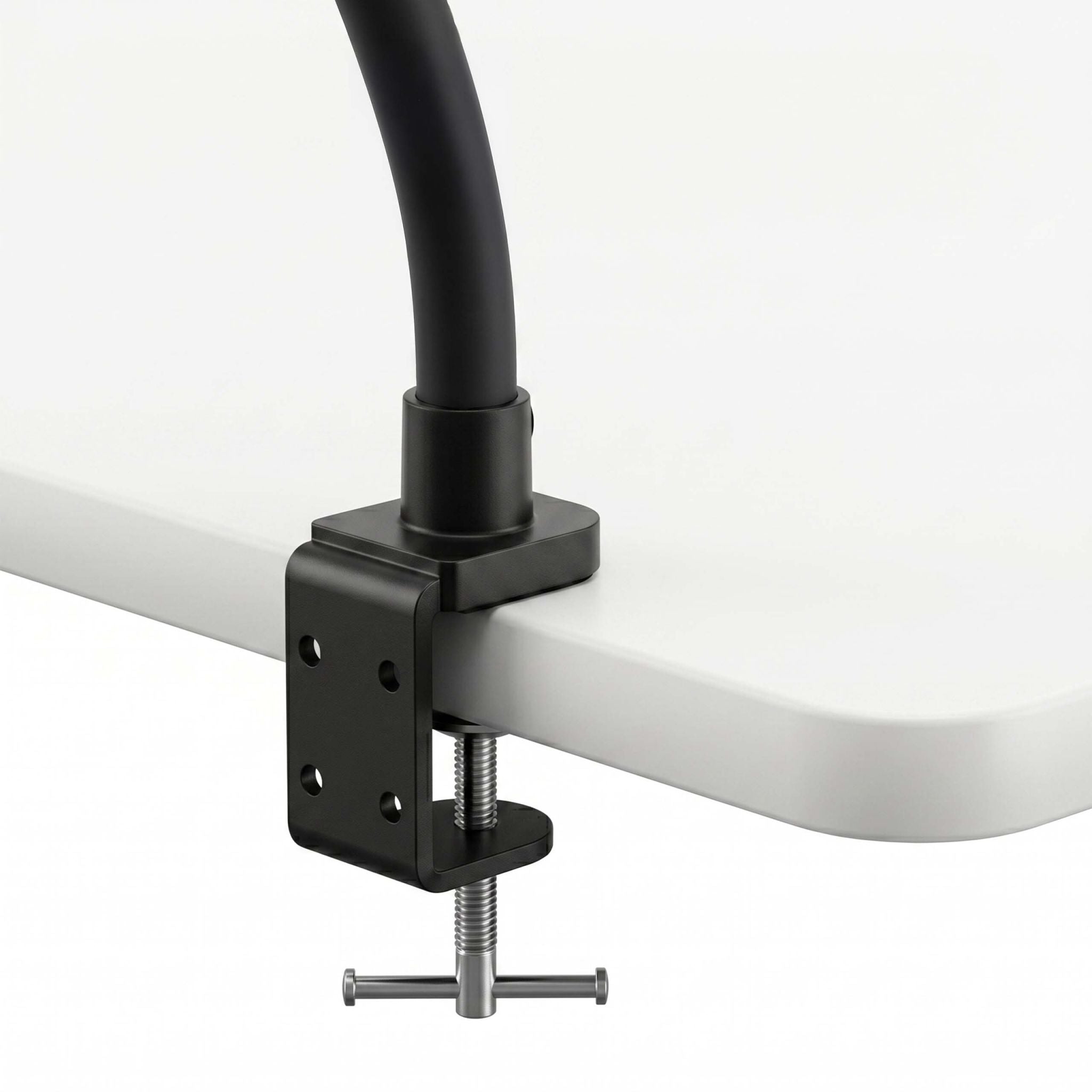 Klemmbare Schreibtischlampe LED 80cm Schwarz