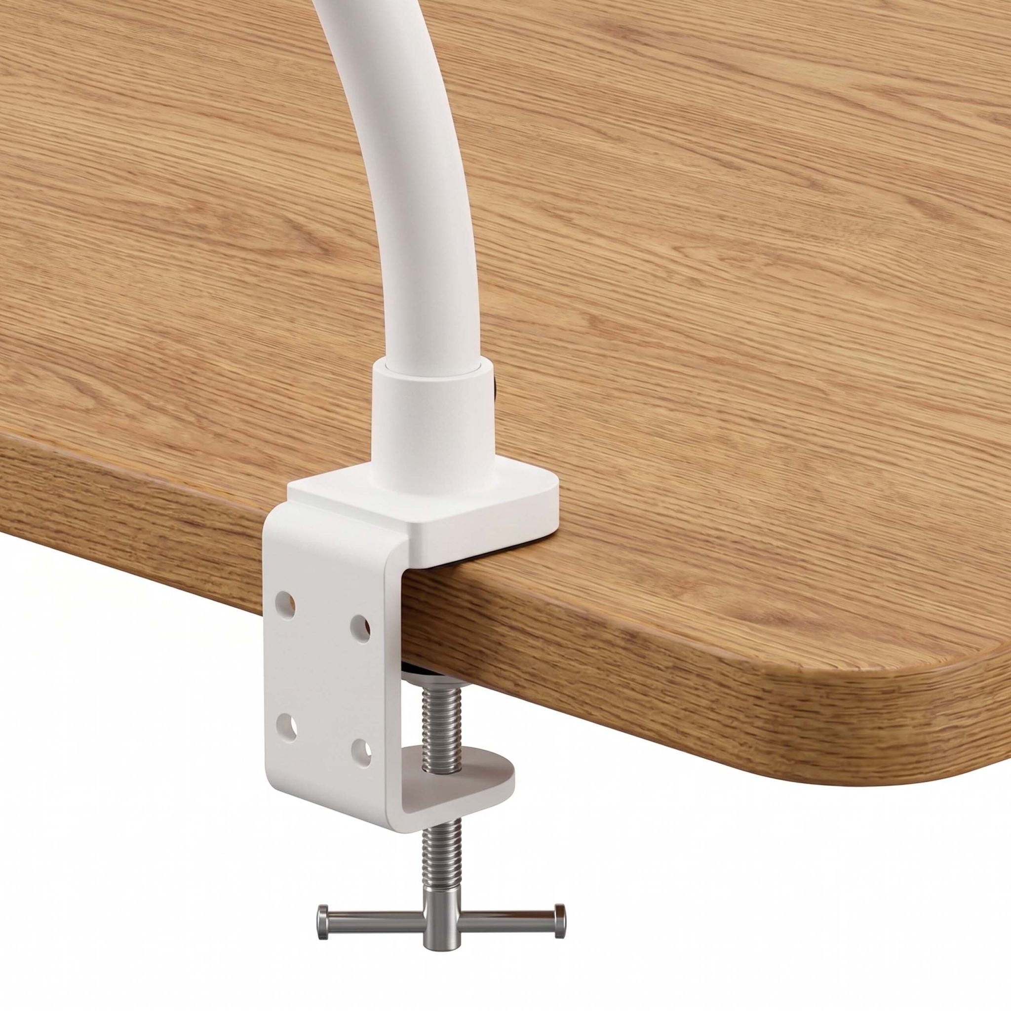 Klemmbare Schreibtischlampe LED 80cm Weiss