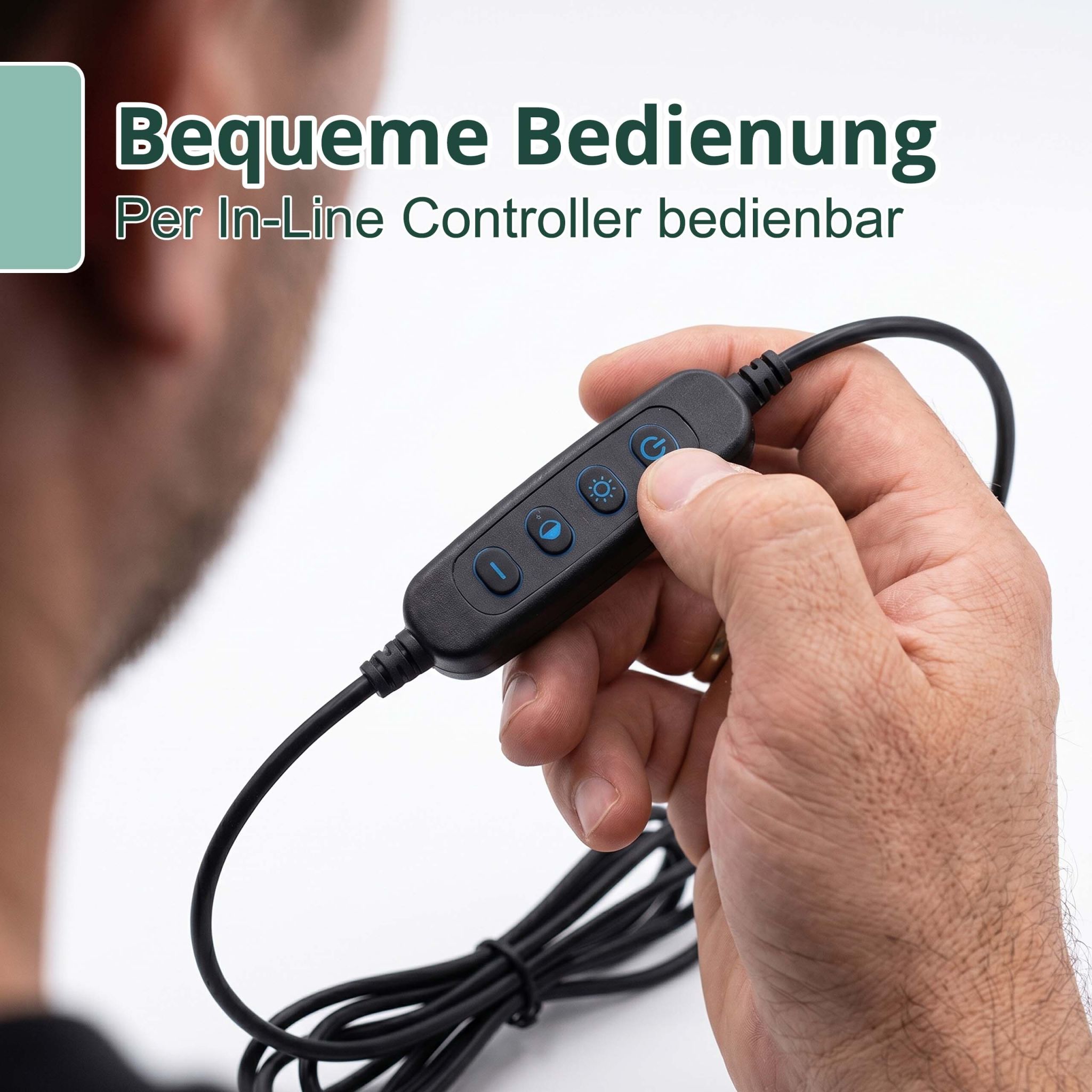 Klemmbare Schreibtischlampe LED 61cm Schwarz-Silber