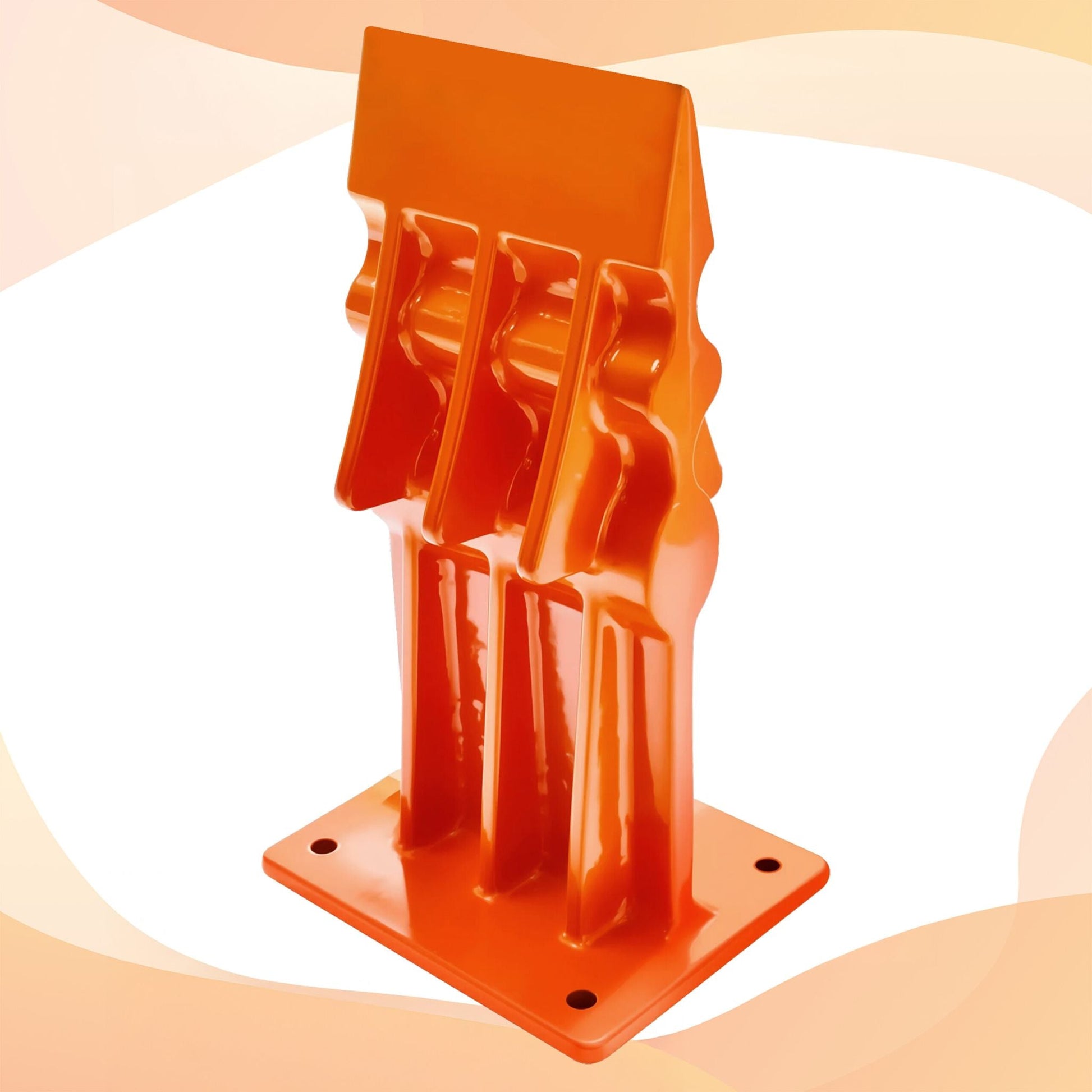 Manueller Holzspalter Orange von Relaxdays