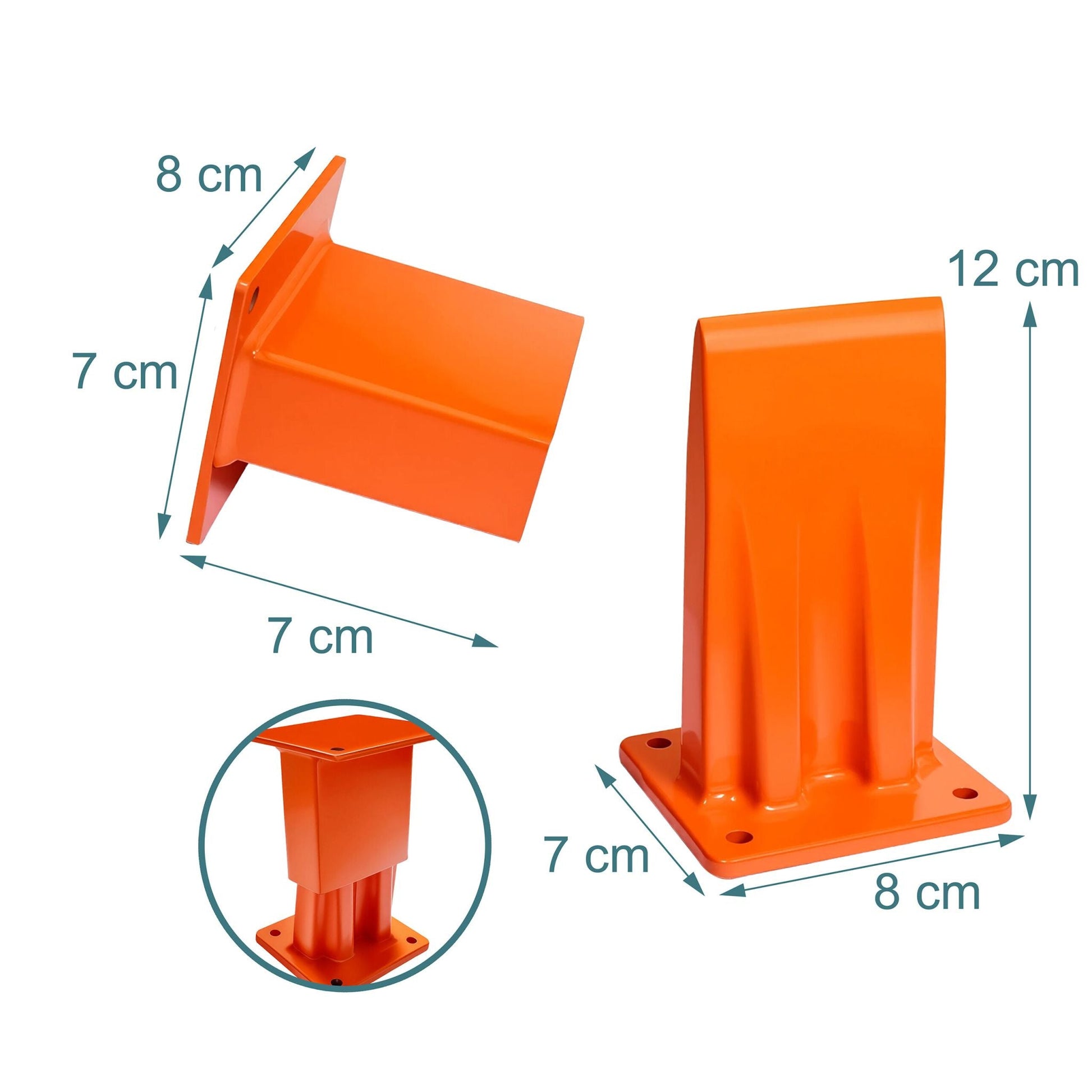 Manueller Holzspalter Orange von Relaxdays