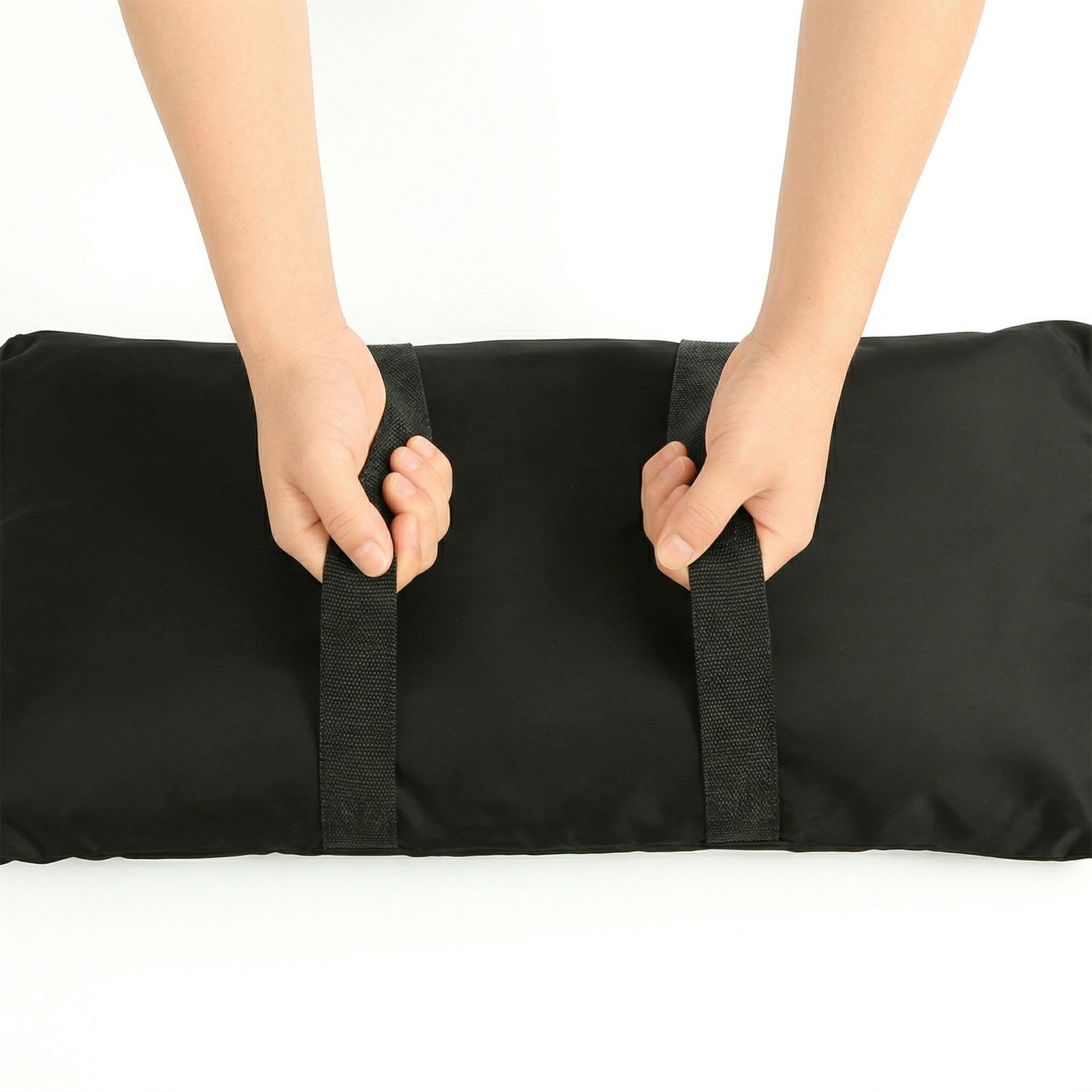 Befüllbare Sandsäcke 2er-Set Schwarz von Relaxdays