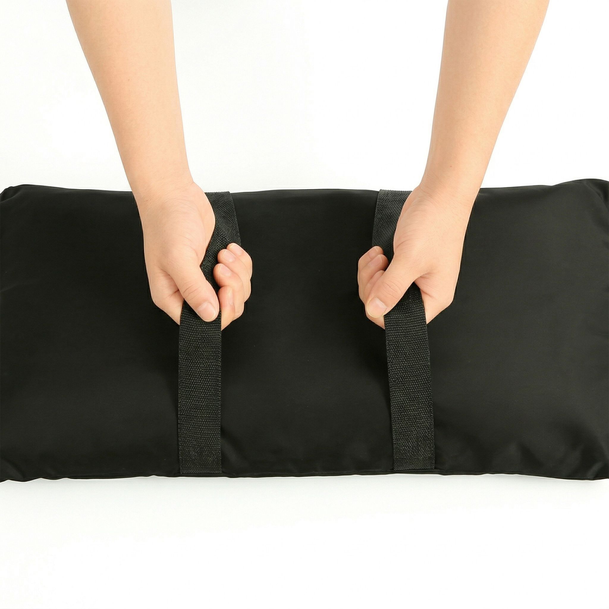 Befüllbare Sandsäcke 2er-Set Schwarz von Relaxdays