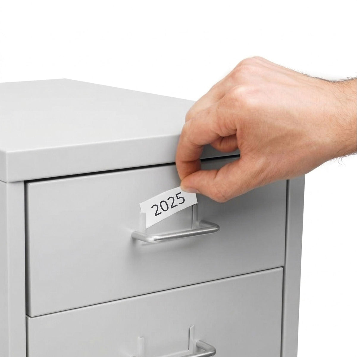 Abschliessbarer Rollcontainer Metall Weiss-Silber von Relaxdays