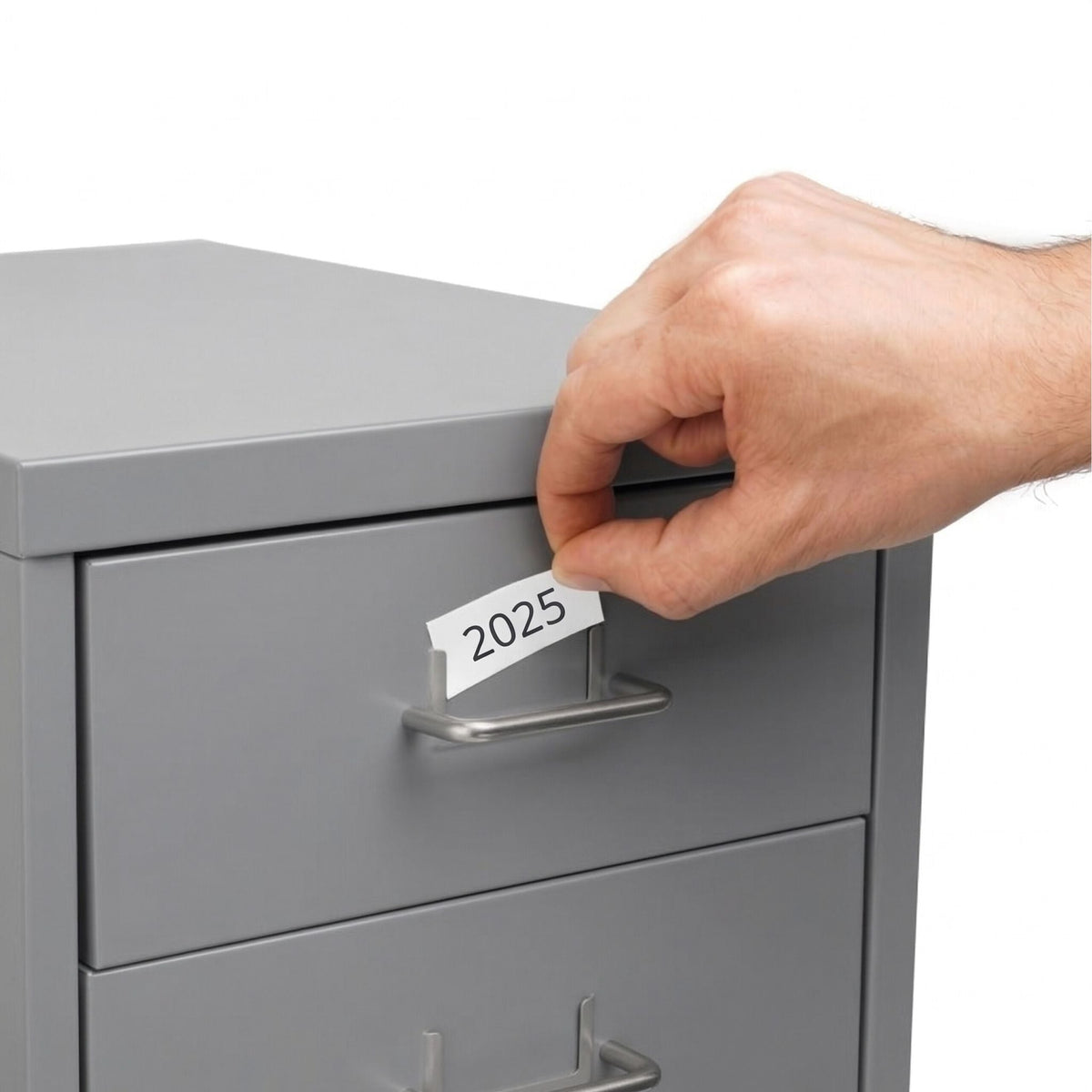 Abschliessbarer Rollcontainer Metall Silber-Grau von Relaxdays