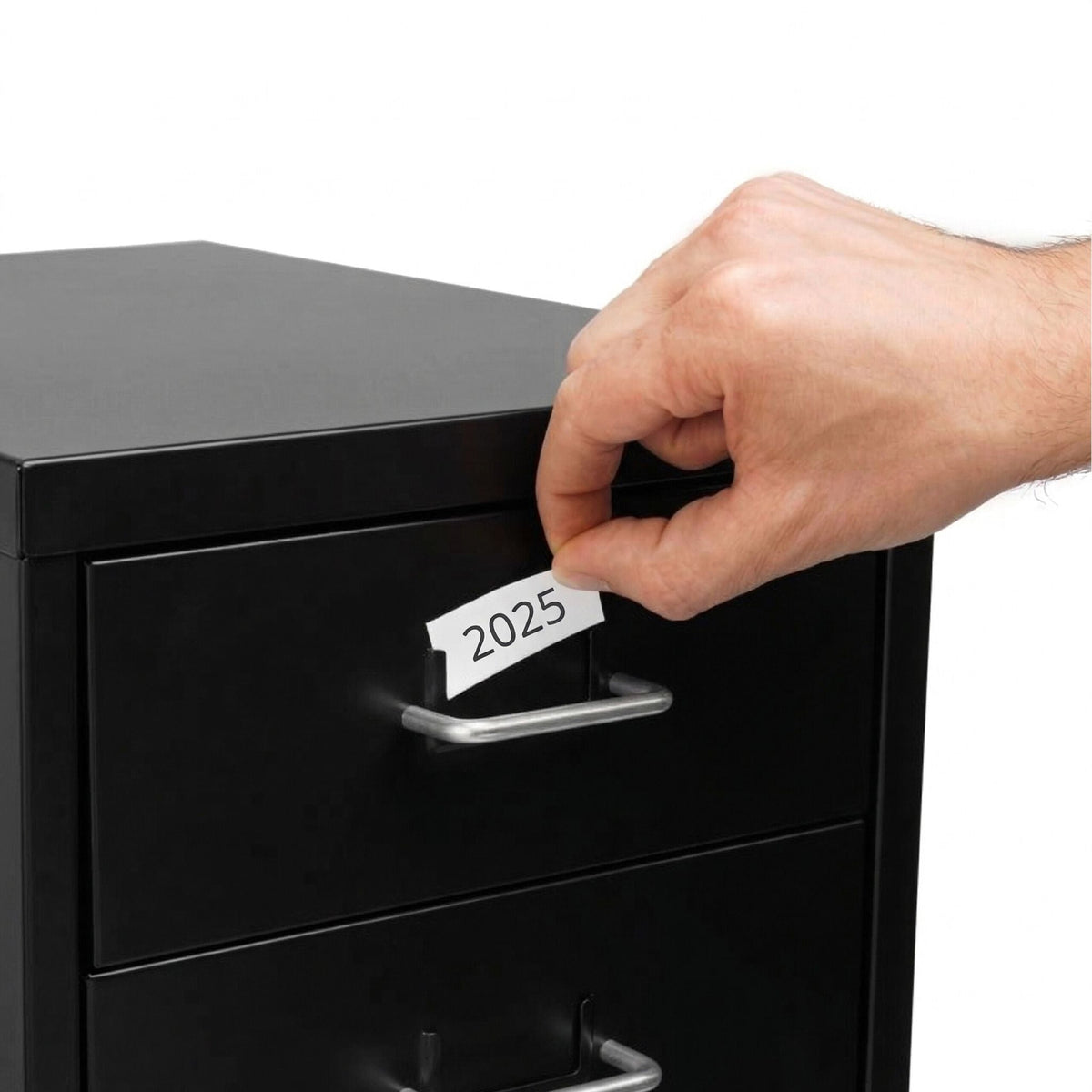 Abschliessbarer Rollcontainer Metall Schwarz-Silber von Relaxdays