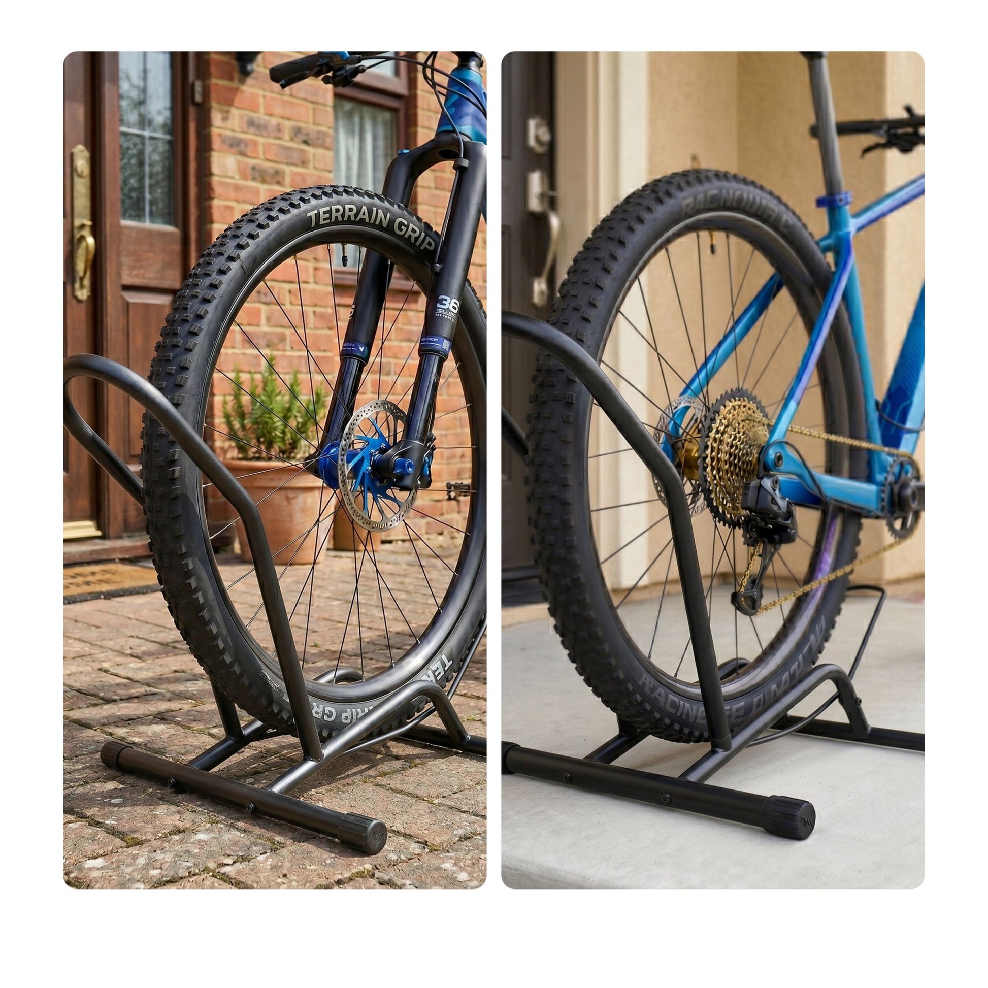Fahrradständer bis 29 Zoll Schwarz von Relaxdays