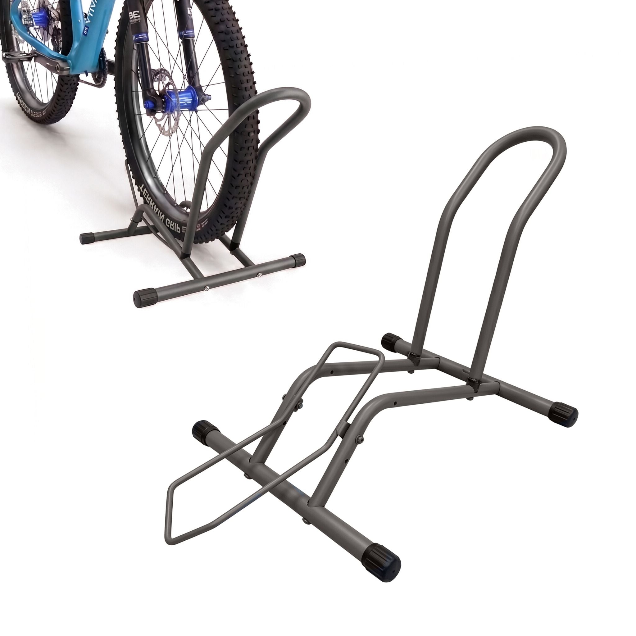 Fahrradständer bis 29 Zoll Anthrazit-Schwarz von Relaxdays