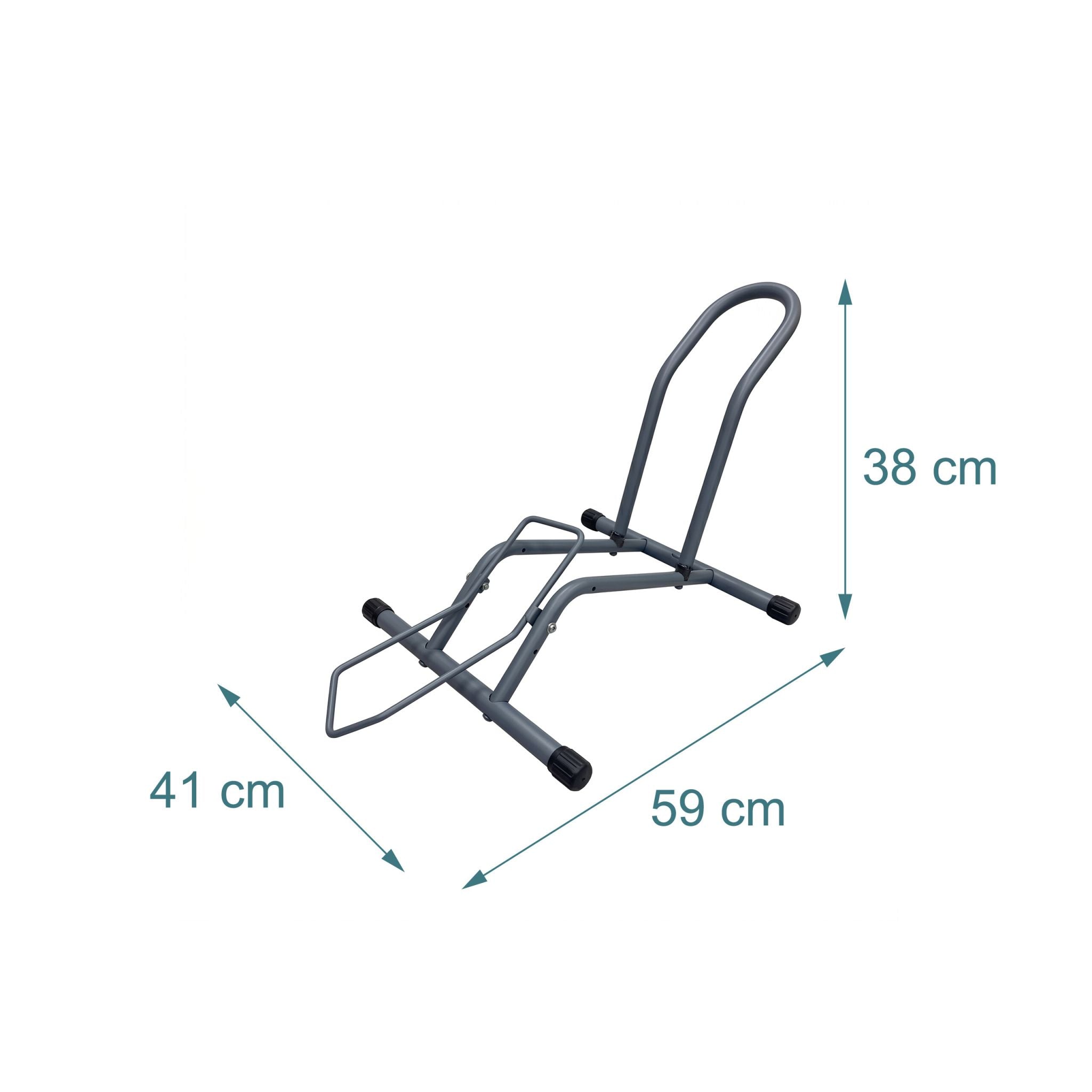 Fahrradständer bis 29 Zoll Anthrazit-Schwarz von Relaxdays