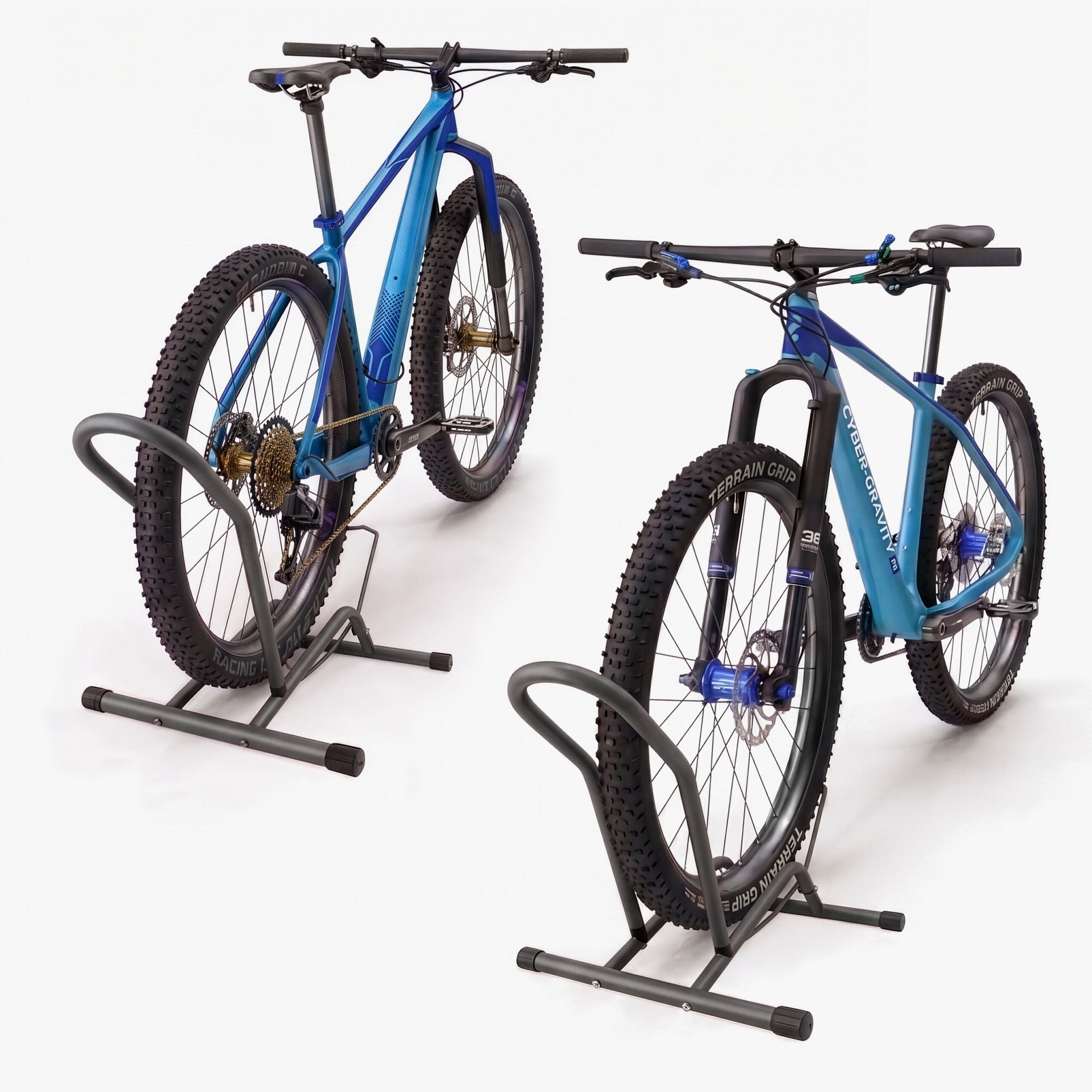 Fahrradständer bis 29 Zoll Anthrazit-Schwarz von Relaxdays