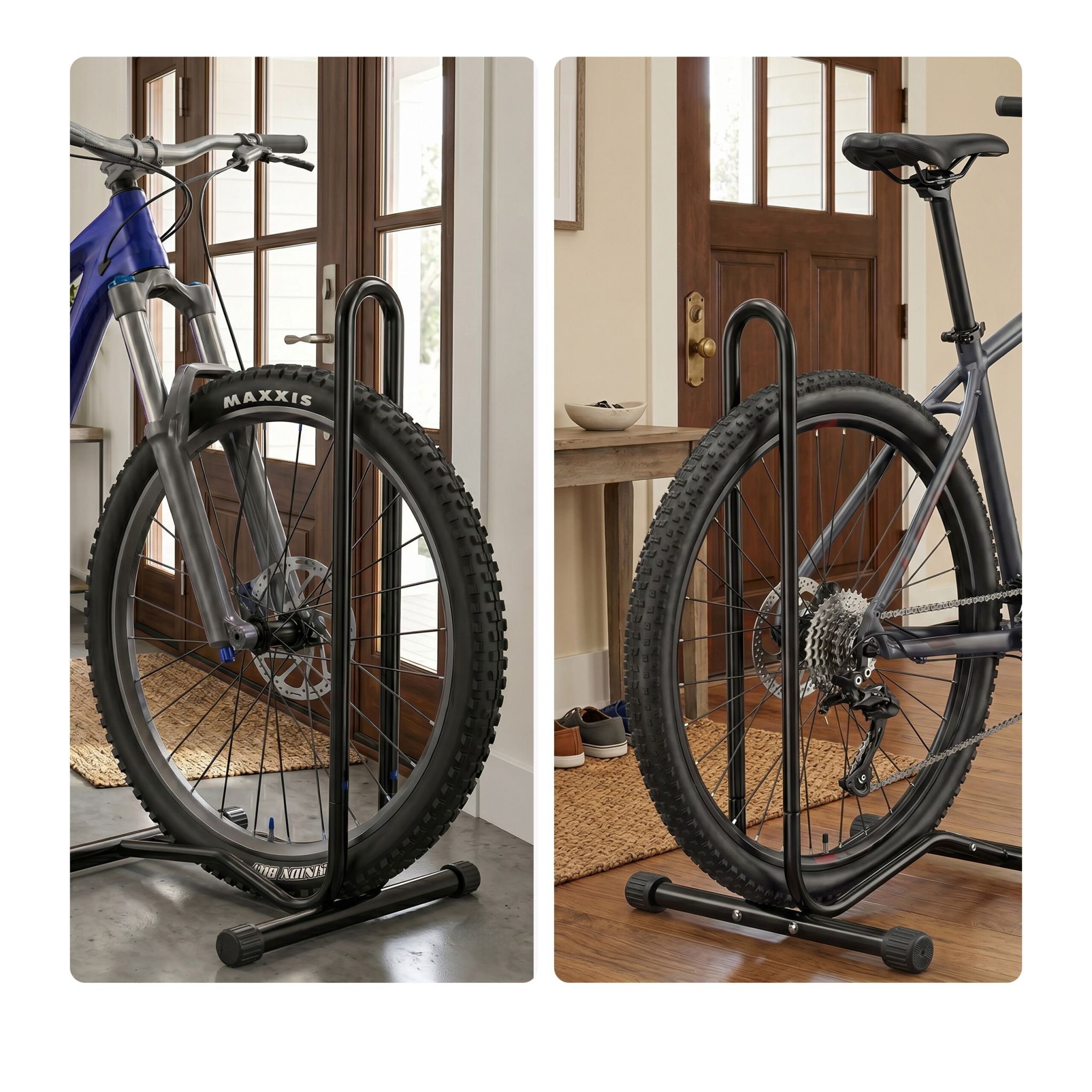 Fahrradständer bis 29 Zoll Schwarz von Relaxdays