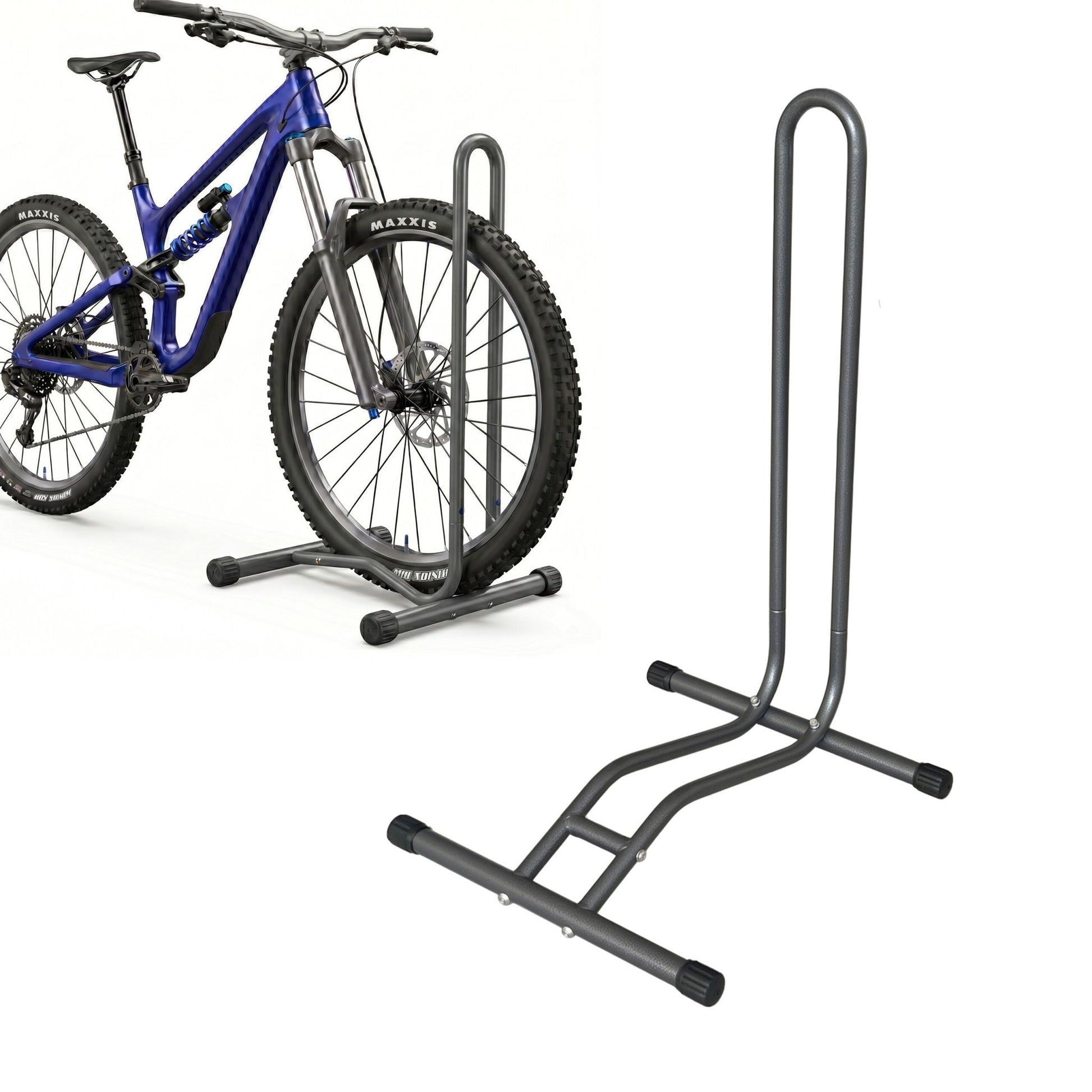 Fahrradständer bis 29 Zoll Anthrazit-Schwarz von Relaxdays