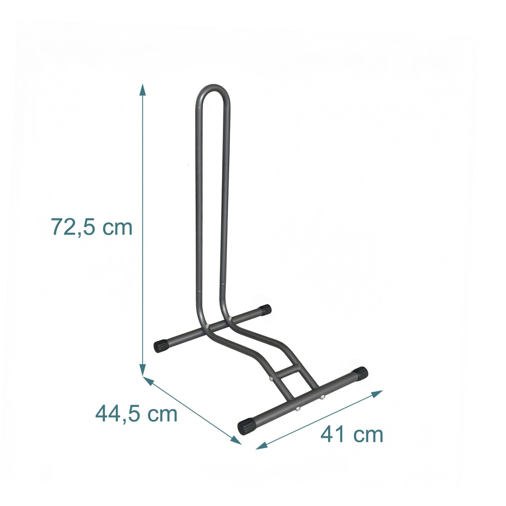 Fahrradständer bis 29 Zoll Anthrazit-Schwarz von Relaxdays