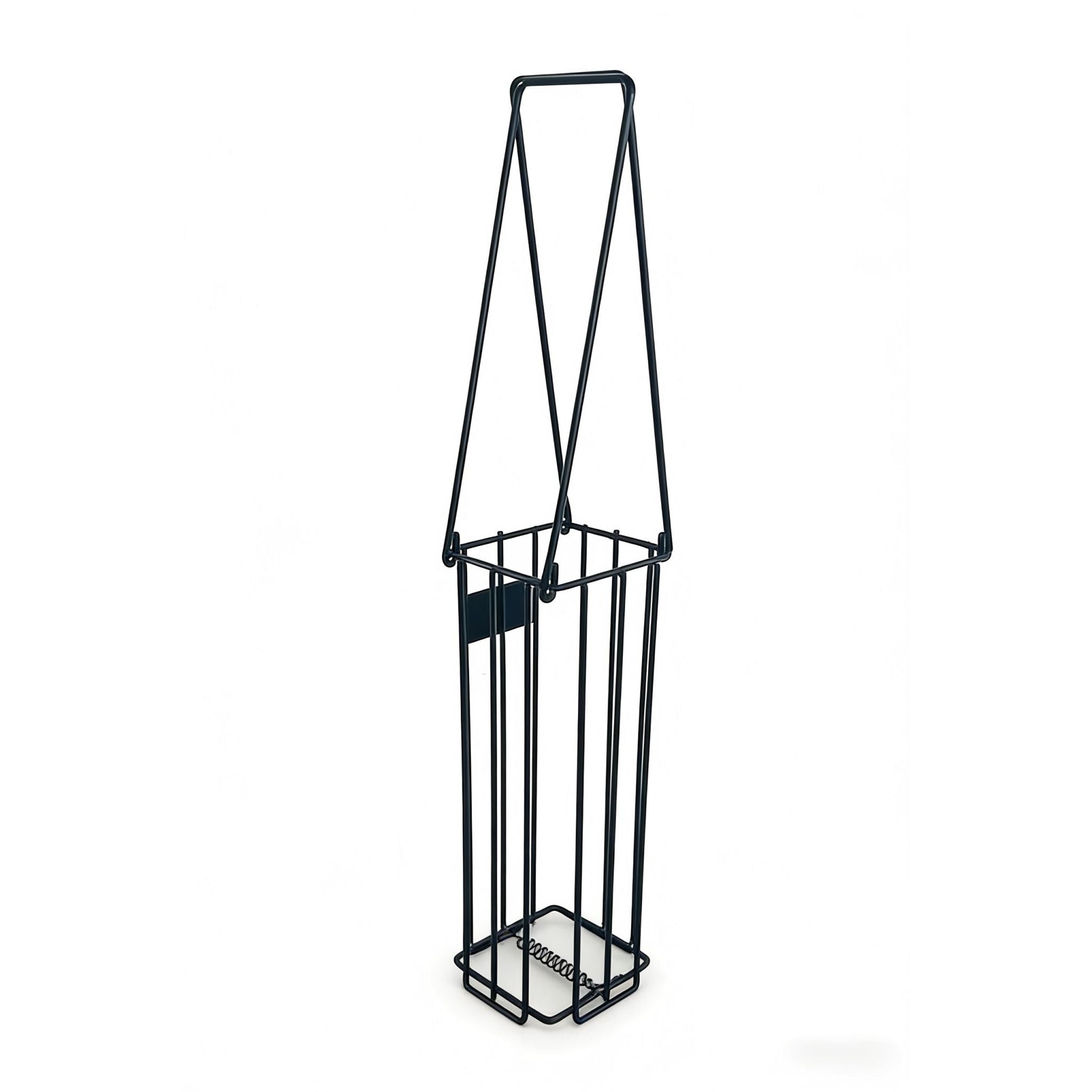 Tennis Korb Metall Schwarz von Relaxdays
