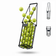 Tennis Korb Metall Schwarz von Relaxdays