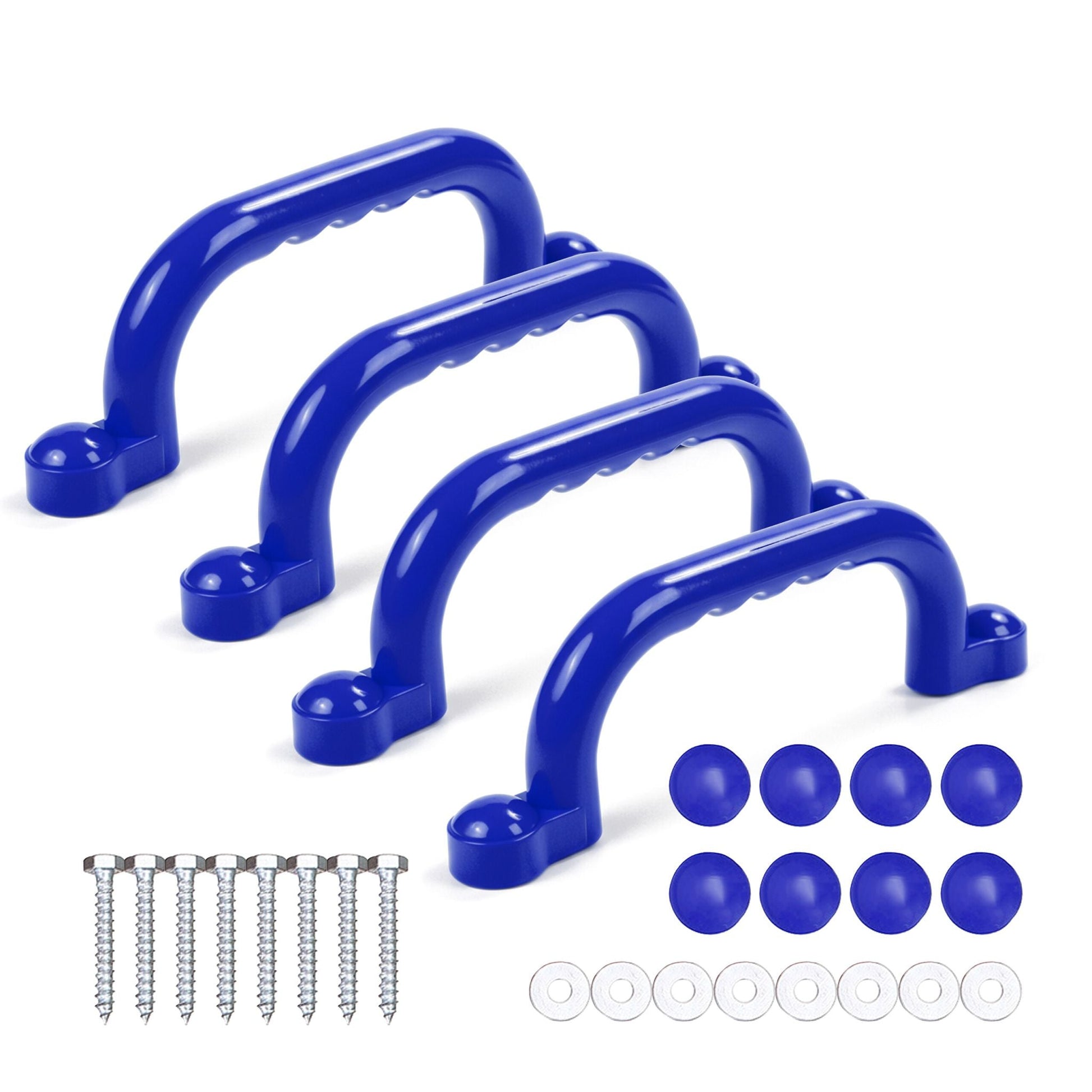 Klettergerüst-Griffe Set Blau von Relaxdays