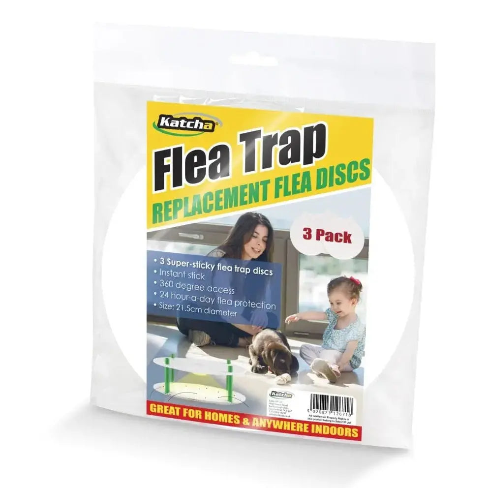 Ersatzscheiben für tragbare Flohfalle 3er Pack von Katcha