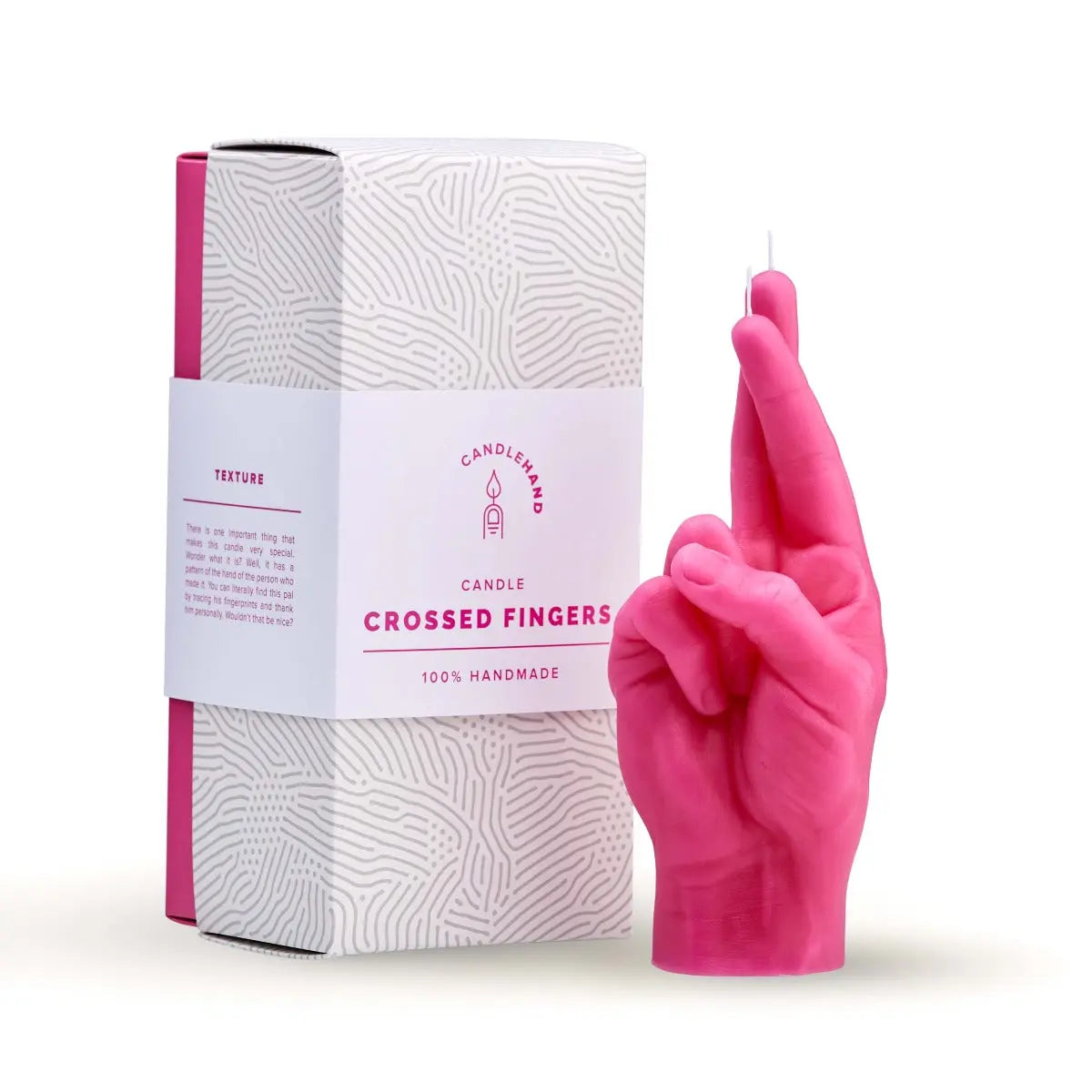 Crossed Fingers Rot von Candle Hand