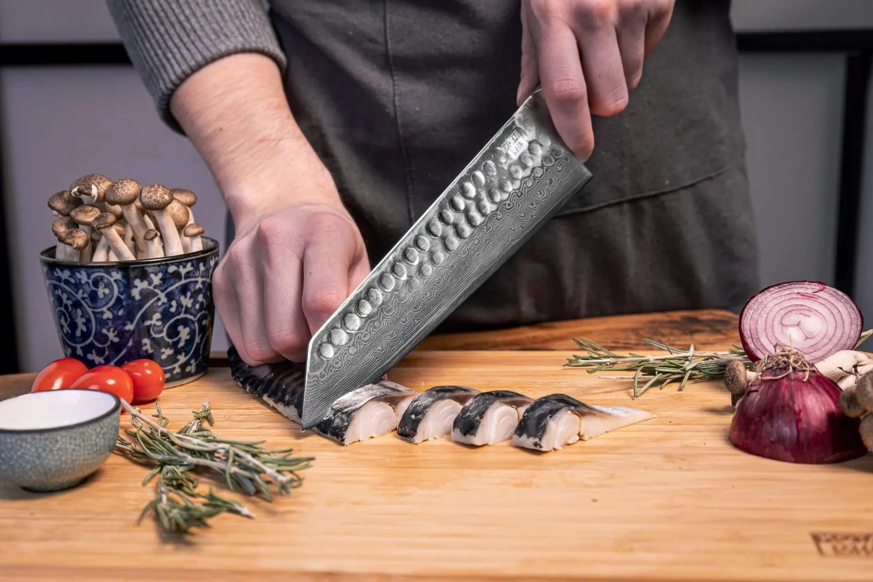 Kiritsuke Kochmesser Damas Pakka von KOTAI