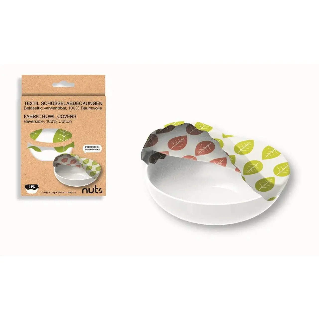 Bowl Cover Vegan XL Blätter von Nuts