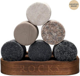 Reserve Whiskeyglas mit Kühlsteinen Geschenkset von ROCKS Whiskey Chilling Stones
