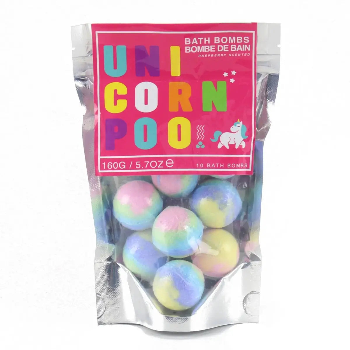 Badebomben Unicorn Poo Mit Himbeerduft von Gift Republic