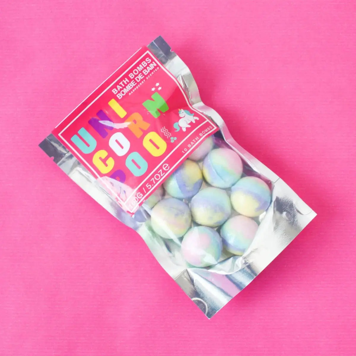 Badebomben Unicorn Poo Mit Himbeerduft von Gift Republic