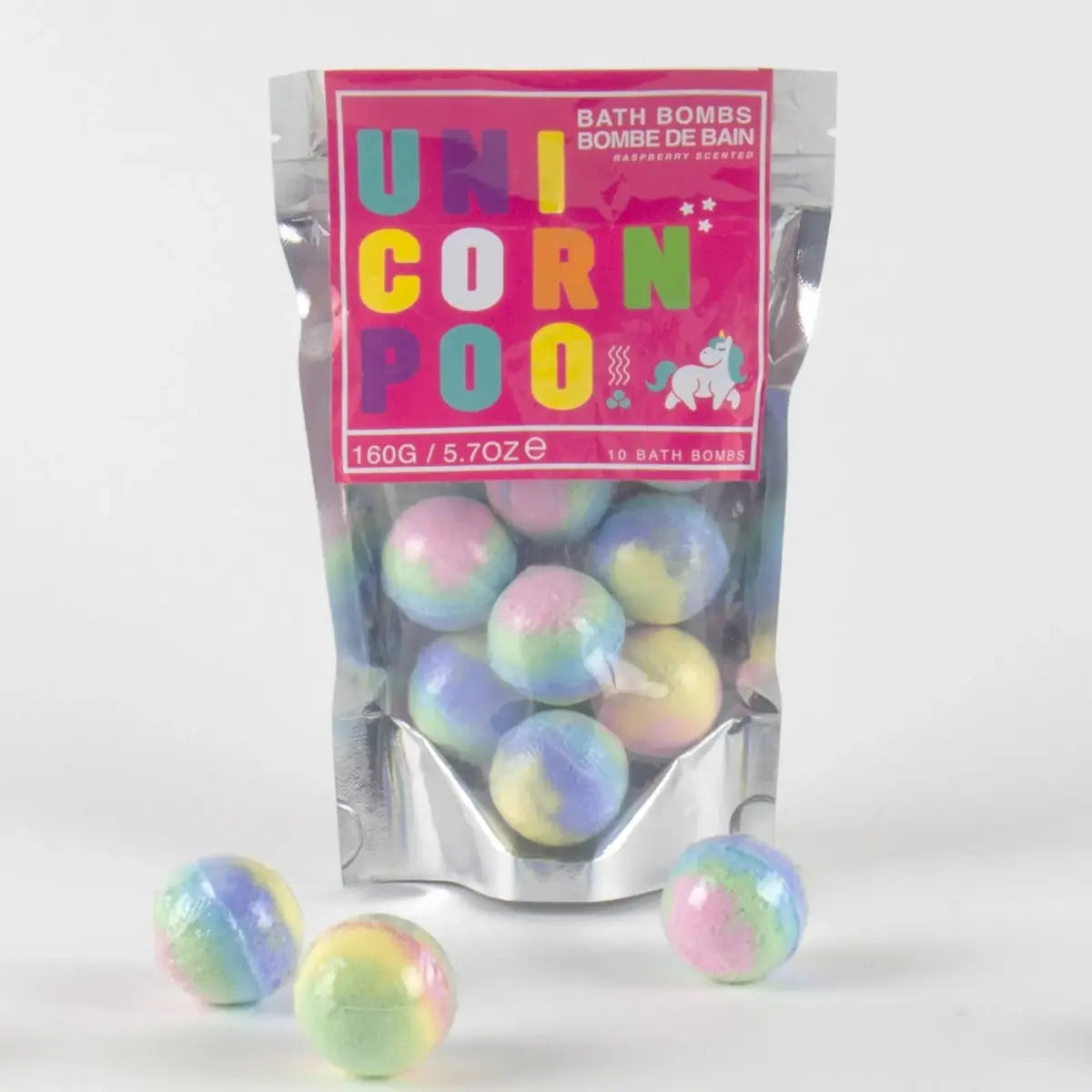 Badebomben Unicorn Poo Mit Himbeerduft von Gift Republic