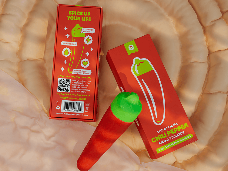 Vibrator Chili Pepper von Emojibator