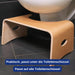 Toilettenhocker Lackiertes Holz Natur von Well Care