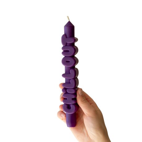 Kerze Taper candle CHILL OUT Indigo von Taper Candles