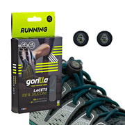Elastische Schnürsenkel Flexibel Ohne Binden Silikon Running & Joggen Entenblau von guteszeug.ch