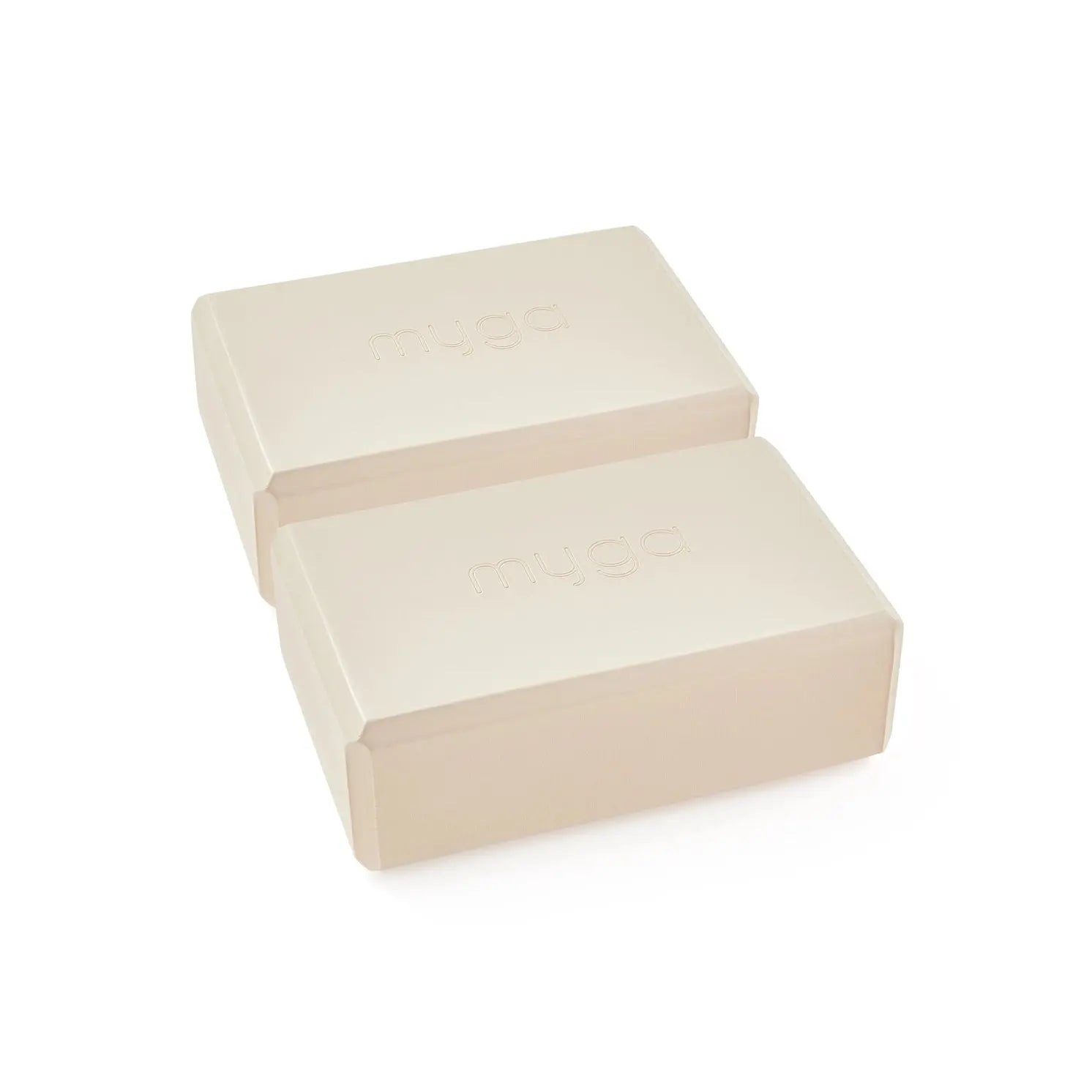 Yogablock Schaumstoff Sand von Myga