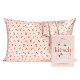 Satin Kissenbezug Queen Kirschen von Kitsch