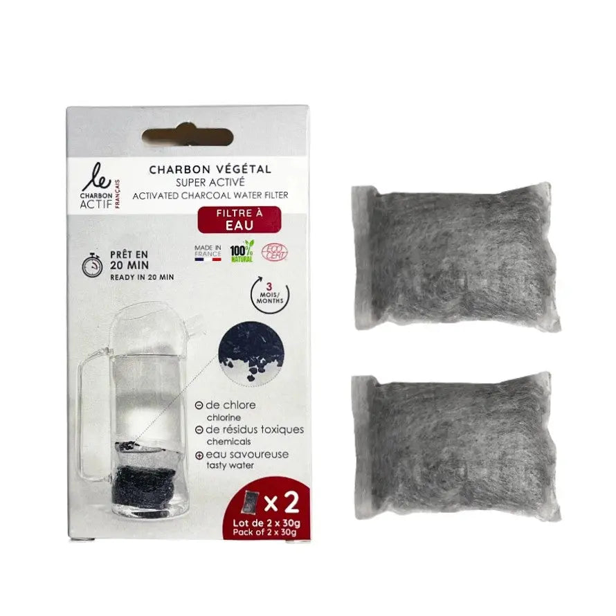 Aktivkohlegranulat 2er Set von Bijin