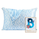 Satin Kissenbezug Queen Bridgerton Toile de Blue von Kitsch