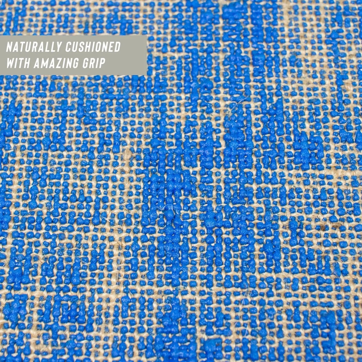 Yogamatte Jute Rutschfest Aqua von Myga