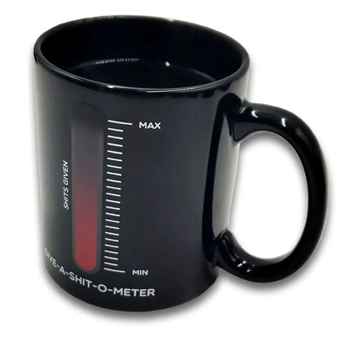 Tasse Give a Shit mit Farbwechsel durch Wärme von Mad Monkey