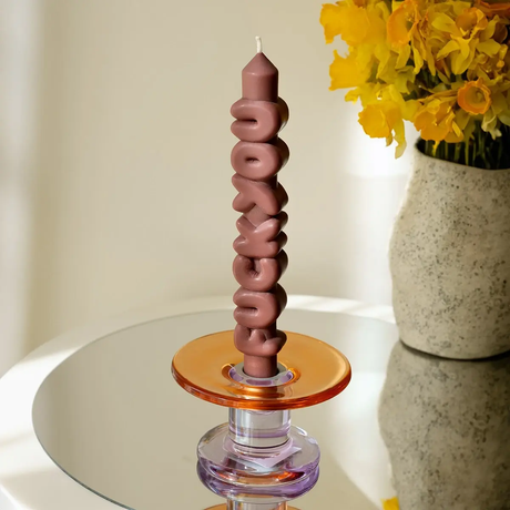 Kerze Taper candle F*CK YOU Mocha von Taper Candles