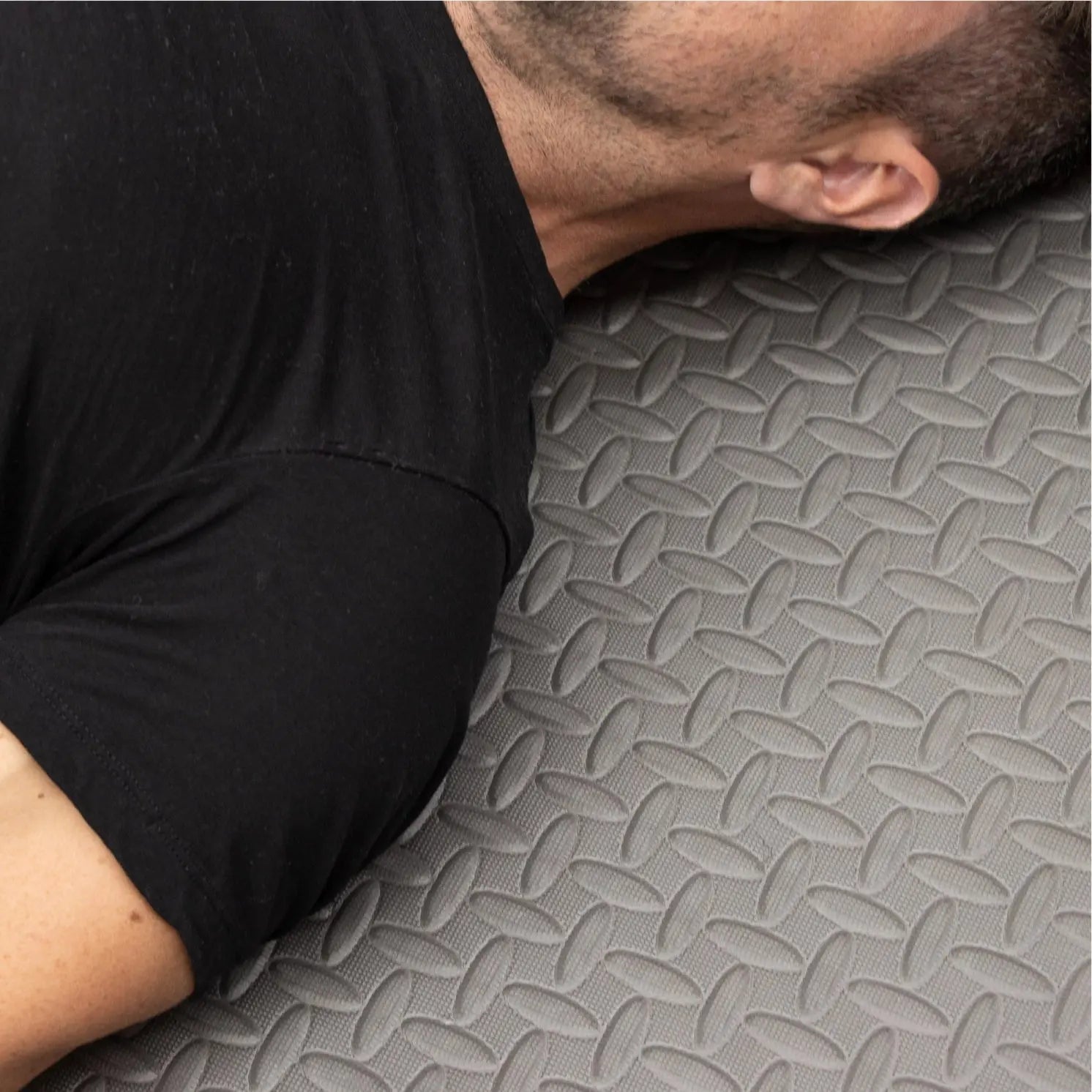 Antirutsch Fitnessmatte Gummischaum Grau von Phoenix Fitness