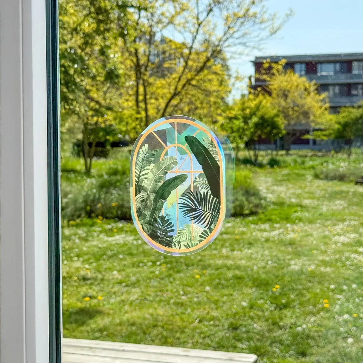 Sonnenfänger Fenstersticker Pflanzenparadies Greenhouse von guteszeug.ch