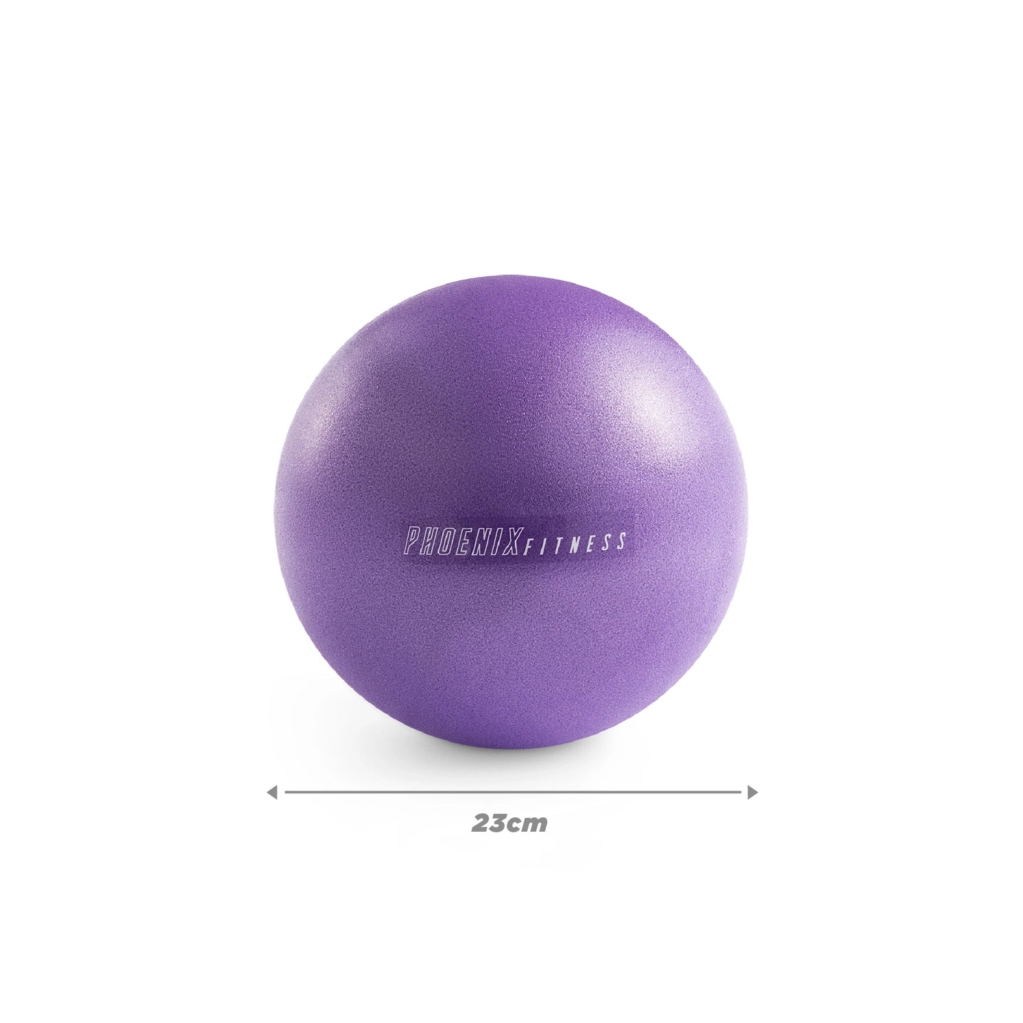 Pilates Übungsball 23cm Aufblasbar Violett von Phoenix Fitness