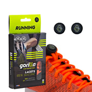 Elastische Schnürsenkel Flexibel Ohne Binden Silikon Running & Joggen Neonorange von guteszeug.ch