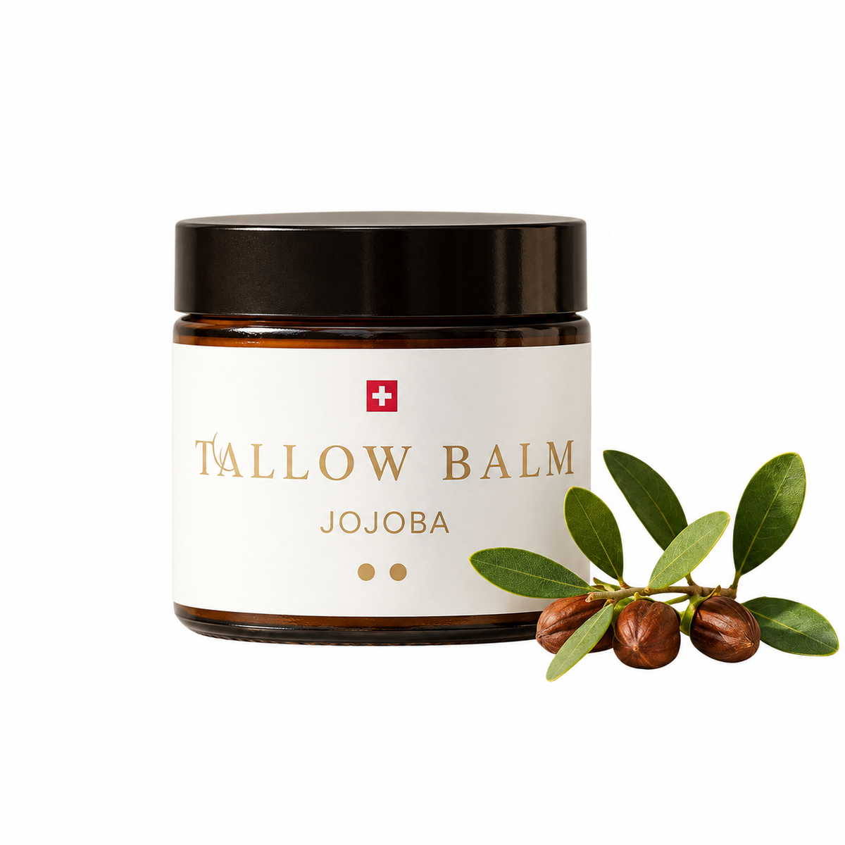 Tallow Balm Jojoba - Hautbalsam mit Rindertalg, Jojobaöl & Vitamin E, 60ml von guteszeug.ch
