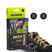 Elastische Schnürsenkel Flexibel Ohne Binden Silikon Running & Joggen Gold von guteszeug.ch
