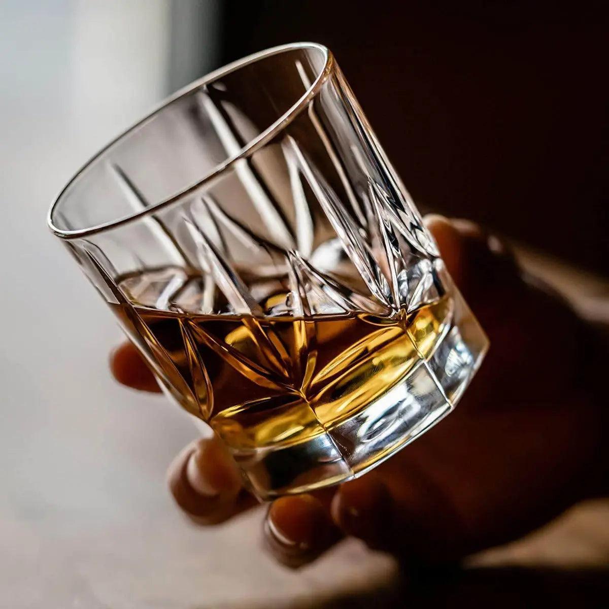 Eco Crystal Imperial Whiskeygläser Geschenkset 2er von ROCKS Whiskey Chilling Stones