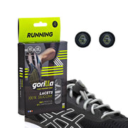 Elastische Schnürsenkel Flexibel Ohne Binden Silikon Running & Joggen Silbergrau von guteszeug.ch