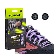 Elastische Schnürsenkel Flexibel Ohne Binden Silikon Running & Joggen Flieder von guteszeug.ch