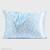 Satin Kissenbezug Queen Bridgerton Toile de Blue von Kitsch